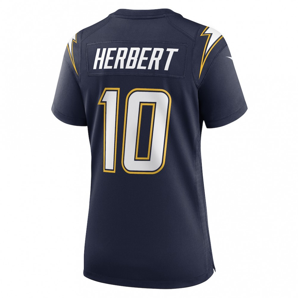 Justin Herbert Los Angeles Chargers Nike Women's Alternate Super Chargers Game Jersey - Navy-GridironStore